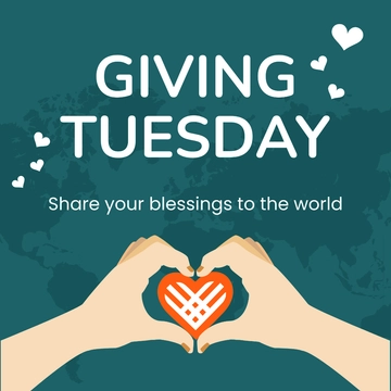 Free Giving Tuesday FB Post Template to Edit Online