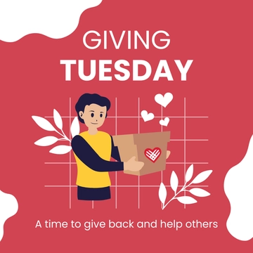 Free Giving Tuesday WhatsApp Post Template to Edit Online