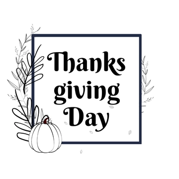 Free Easy Thanksgiving Day Drawing Template to Edit Online