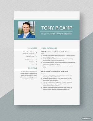 CISCO Customer Support Engineer Resume
