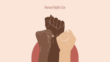 Free Human Rights Day Wallpaper Background Template to Edit Online