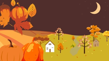Free Fall Desktop Background Template to Edit Online