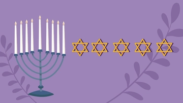 Free Happy Hanukkah Background Template to Edit Online