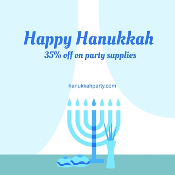 Free Hanukkah Flyer Vector Template to Edit Online