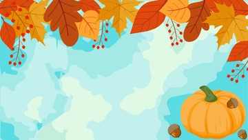 Free Fall Watercolor Background Template to Edit Online