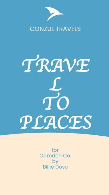 Free Travel Agency Mobile Presentation Template to Edit Online