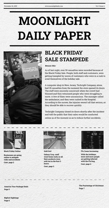 Free Old Newspaper Headline Template to Edit Online