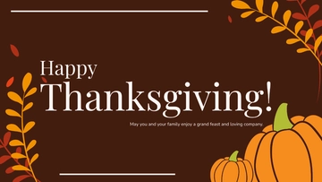 Free Thanksgiving Day Design Background Template to Edit Online