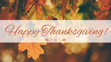 Free Thanksgiving Day Blur Background Template to Edit Online