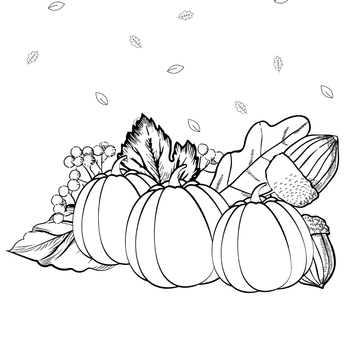Free Beautiful Thanksgiving Day Drawing Template to Edit Online