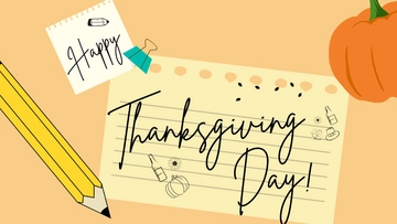 Free Happy Thanksgiving Day Background Template to Edit Online