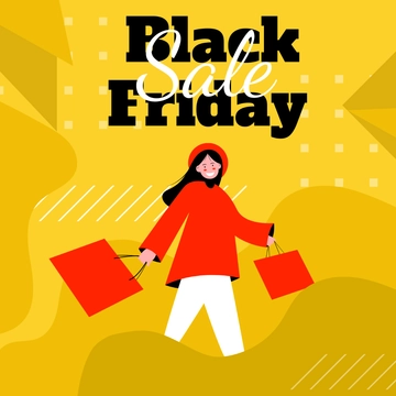 Free Black Friday Clipart Template to Edit Online