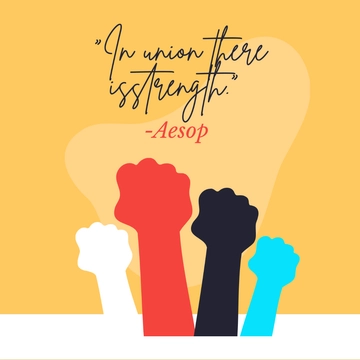 Free International Human Solidarity Day Quote Vector Template to Edit Online