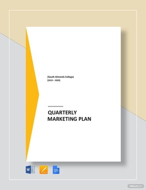 Quarterly Marketing Plan Template