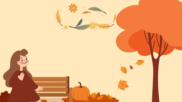 Free Simple Fall Background Template to Edit Online