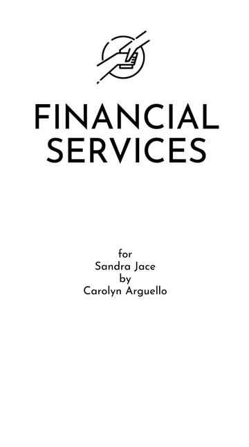 Free Financial Services Mobile Presentation Template to Edit Online
