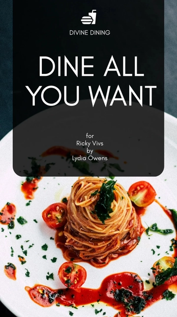 Free Restaurant Promotion Mobile Presentation Template to Edit Online