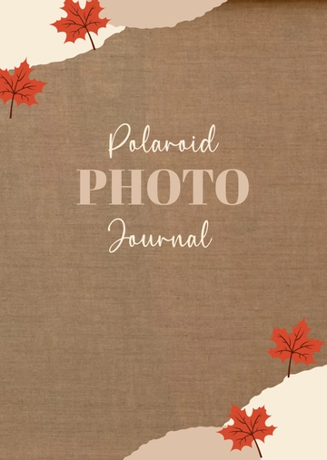 Free Polaroid Photo Journal Template to Edit Online