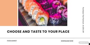 Editable Food App Promotion Blog Post Template