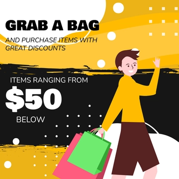 Free Black Friday Message Clipart Template to Edit Online