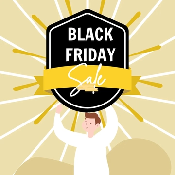 Free Black Friday Clipart Template to Edit Online