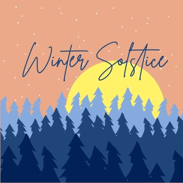 Free Winter Solstice Clipart Vector Template to Edit Online