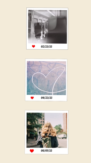 Free Minimalist Photo Frame Polaroid Template to Edit Online