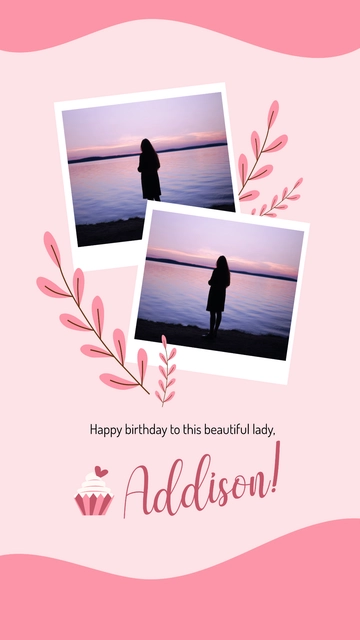 Free Polaroid Happy Birthday Template to Edit Online