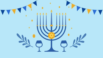Free Hanukkah Wallpaper Background Template to Edit Online
