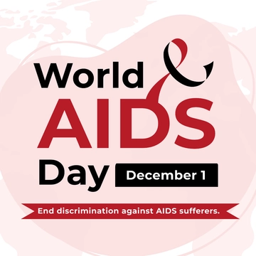 Free World AIDS Day FB Post Template to Edit Online