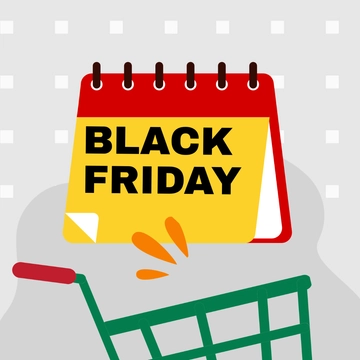 Free Black Friday Calendar Clipart Template to Edit Online