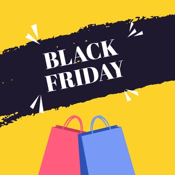 Free Black Friday Flat Design Clipart Template to Edit Online