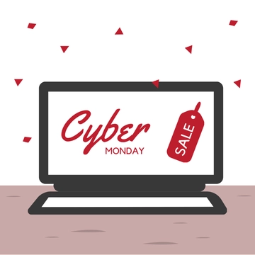Free Cyber Monday Symbol Clipart Template to Edit Online