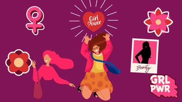 Free Girly Teenage Background Template to Edit Online