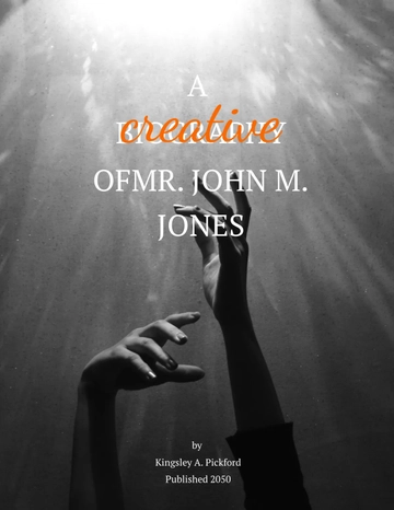 Free Creative Biography  Template to Edit Online