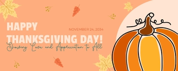 Free Thanksgiving Day Flex Banner Template to Edit Online