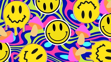 Free Trippy Hippie Background Template to Edit Online
