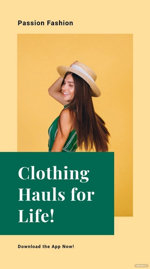 Fashion App Promotion Instagram Story Template