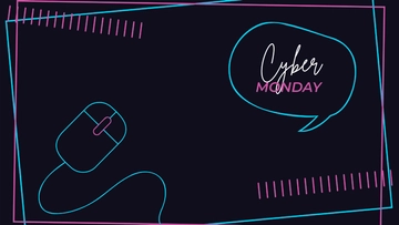 Free Cyber Monday Picture Background Template to Edit Online