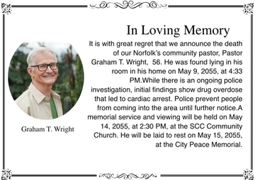 Free Newspaper Death Announcement Template to Edit Online