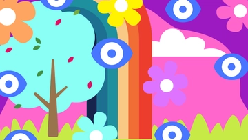 Free Pretty Trippy Background Template to Edit Online