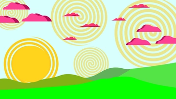 Free Landscape Trippy Background Template to Edit Online