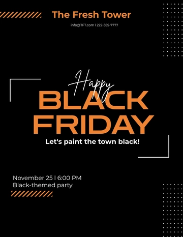 Free Happy Black Friday Flyer Template to Edit Online | Template.net