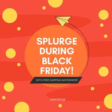 Free Black Friday Instagram Ads Template to Edit Online