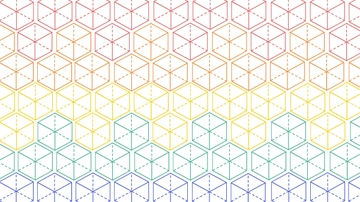 Free Rainbow Geometric Background Template to Edit Online