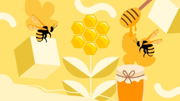 Free Yellow Geometric Background Template to Edit Online