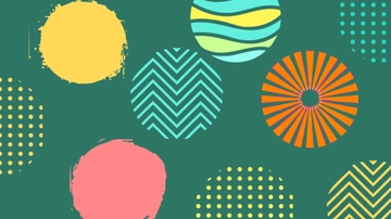 Free Geometric Circle Background Template to Edit Online