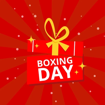 Free Boxing Day Logo Vector Template to Edit Online