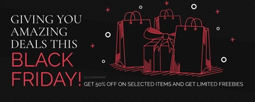 Free Black Friday Flex Banner Template to Edit Online