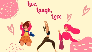 Free Live Laugh Love Background Template to Edit Online